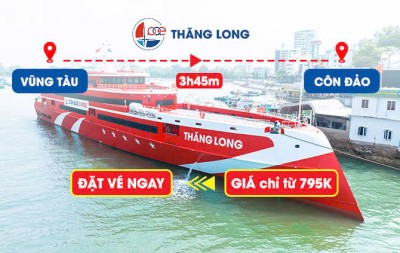 Tàu Thăng Long: Vũng Tàu - Côn Đảo