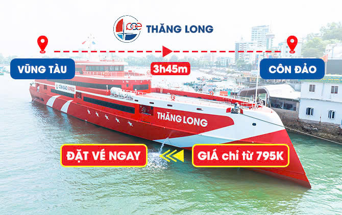 Tàu Thăng Long: Vũng Tàu - Côn Đảo